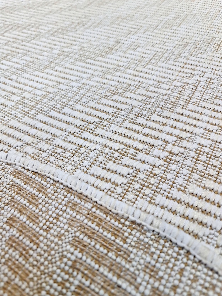 Ковер Vegas Безворсовой S112 Бежевый овал