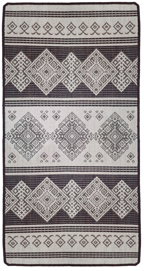 Ковер Эко-люкс Безворсовой 78016 Коричневый