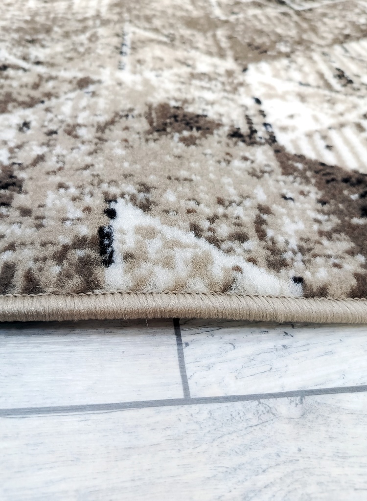 Ковер ЛАЙЛА ДЕ ЛЮКС современный 15850 бежевый