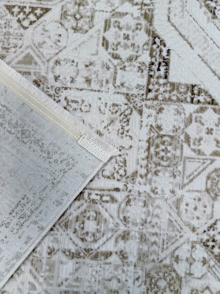 Ковер ZENITH Современный 27085 Бежевый