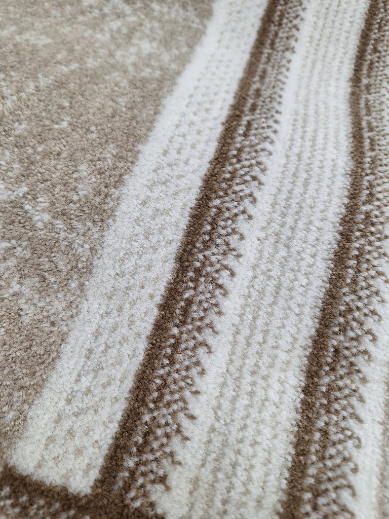 Ковер КРУИЗ современный 22413_29766 бежевый овал