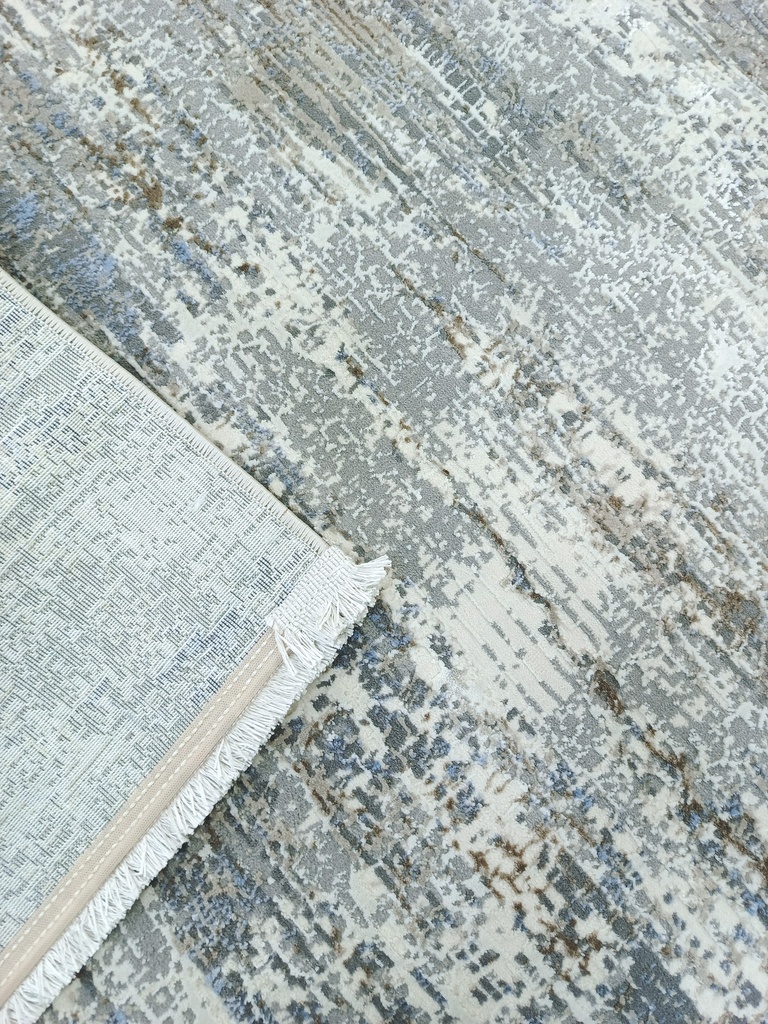 Ковер Лакшери современный 27716_23327 серый