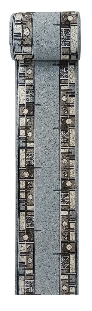 Дорожка SIERRA Абстракция ALBINA 3 Серо-голубой