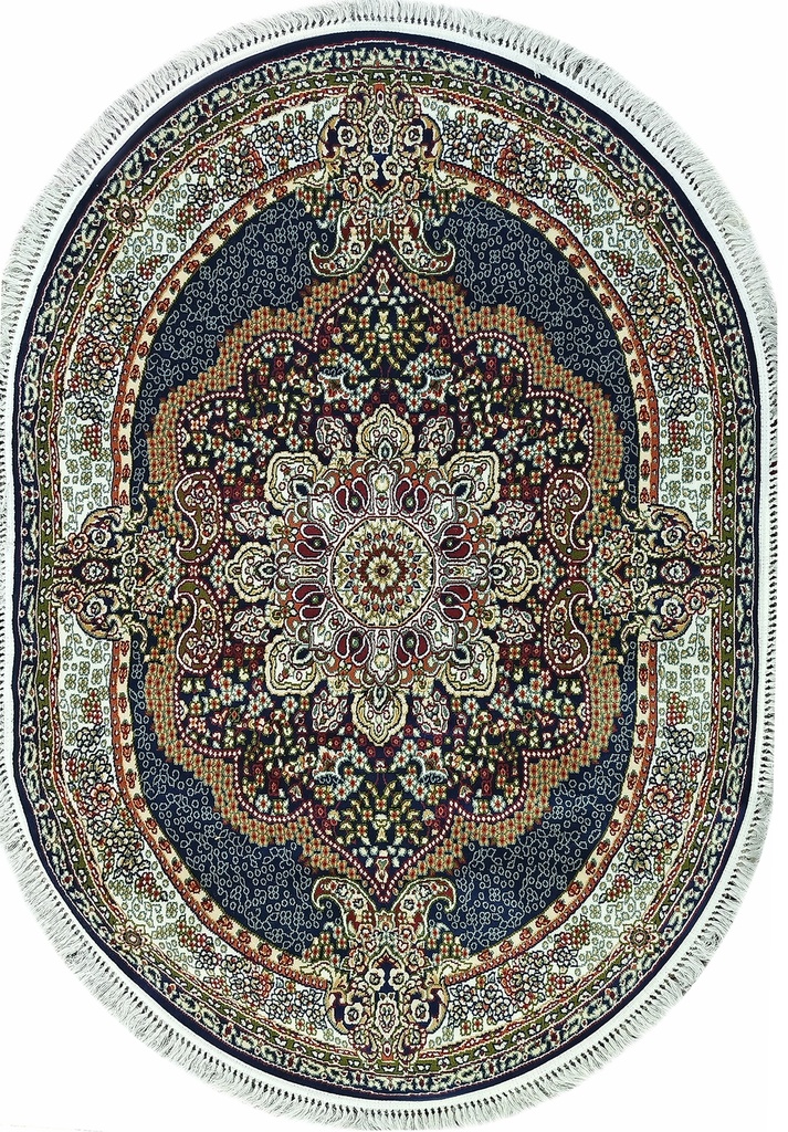 Ковер Табриз классический 25767_29733 синий овал