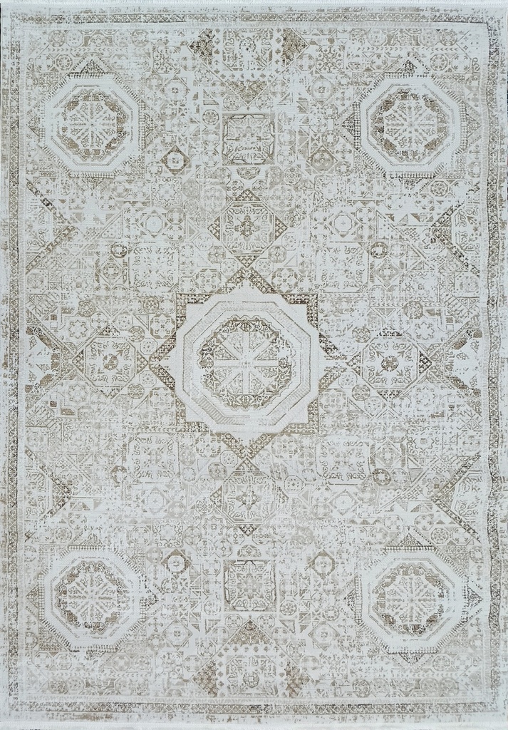 Ковер ZENITH Современный 27085 Бежевый