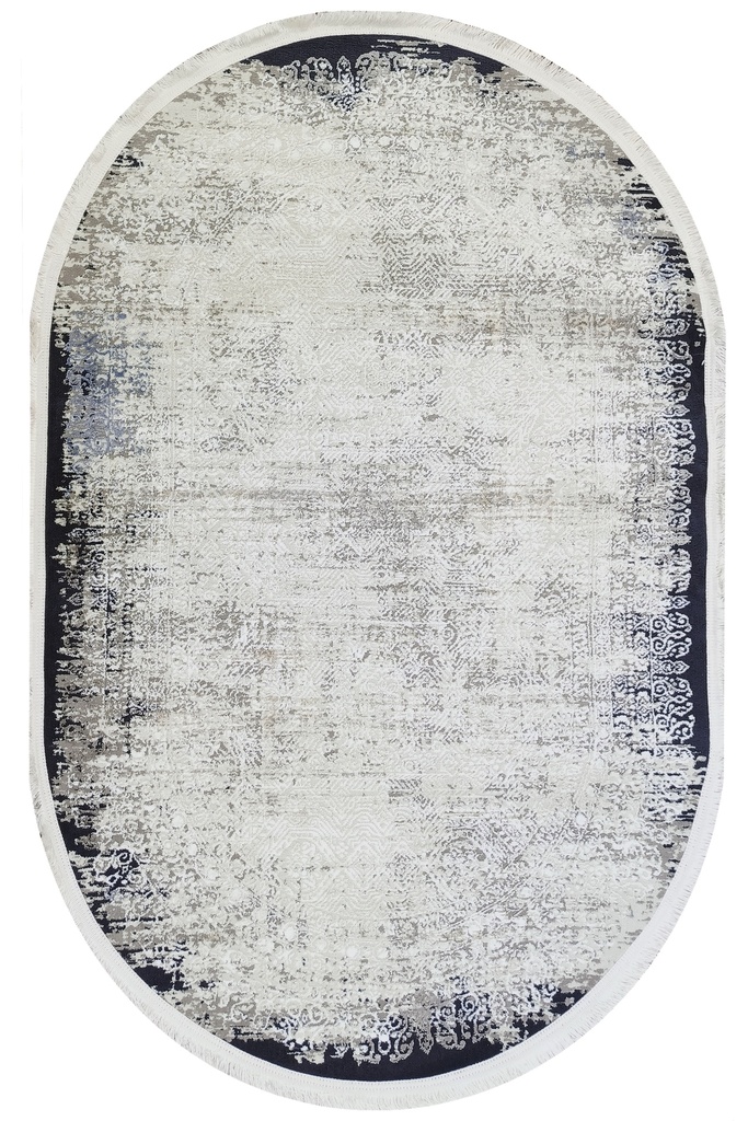 Ковер Deco Современный 10135 Синий овал