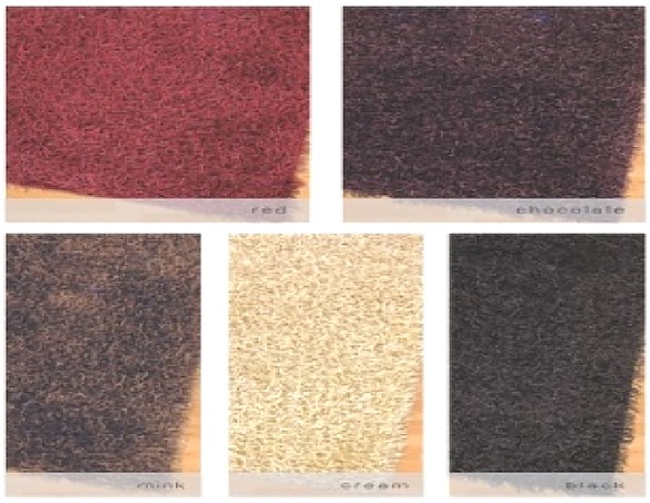 Ковер Spaghetti Длинноворсный черный