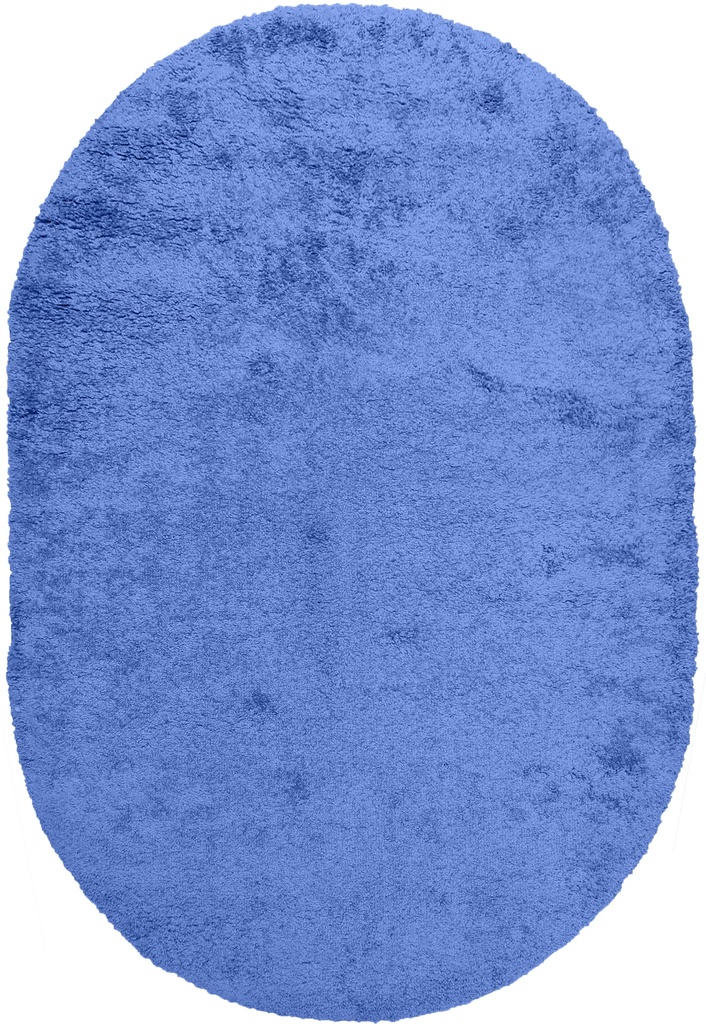 Ковер Лонж Длинноворсный 41700 Синий овал