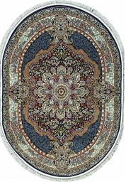 Ковер Табриз классический 25767_29733 синий овал