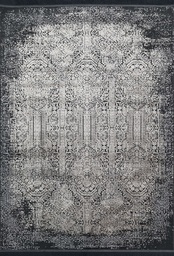 [Hermes 20047 Black/Vizon] Ковер Hermes Классический 20047 Черный