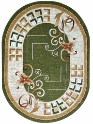 Ковер Ноктюрн Современный 41505/03 зеленый овал